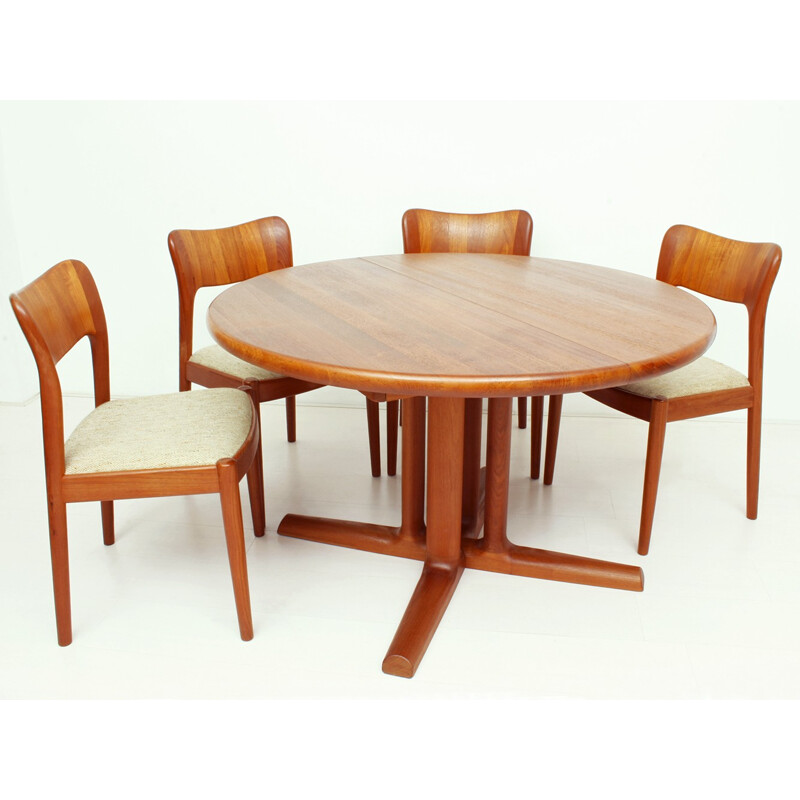 Set of 6 Teak Dining Chairs by John Mortensen for Koefoeds Hornslet - 1980s