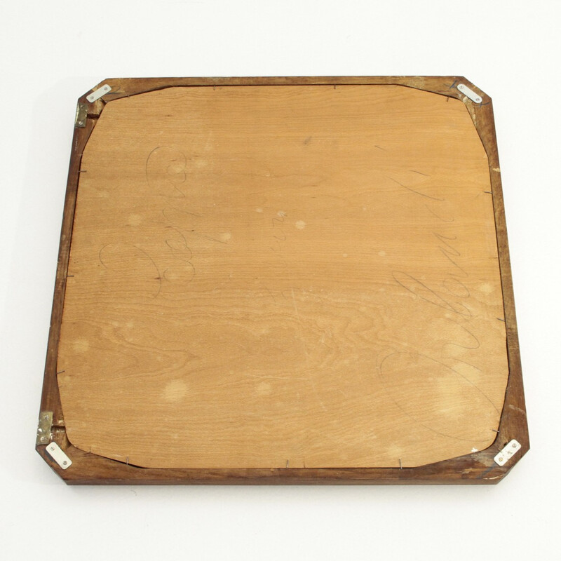 Italian mirror with teak frame - 1960s