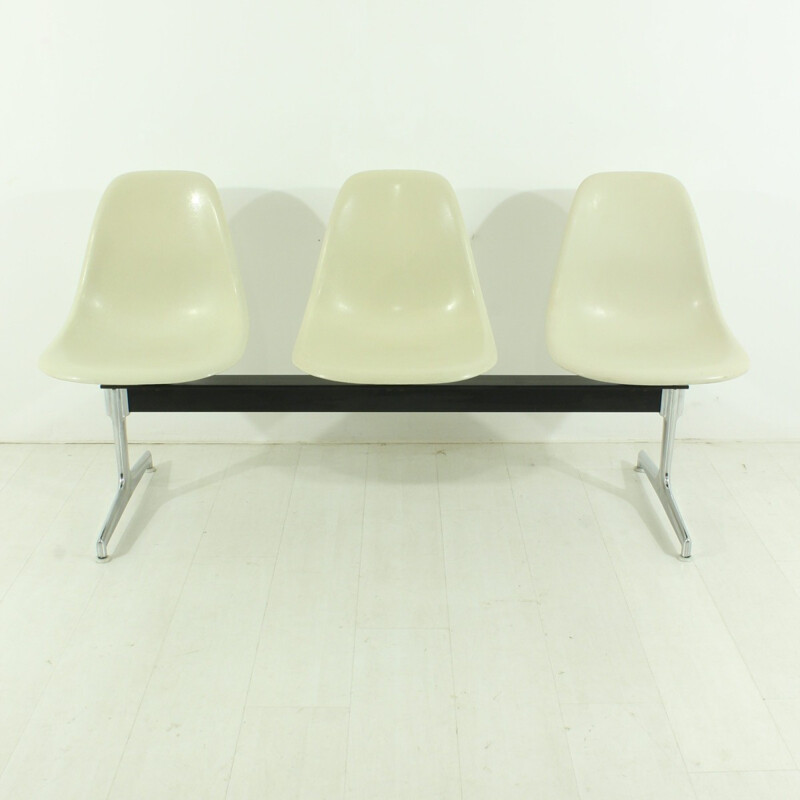 3-seater bench by Eames for Vitra - 1960s 