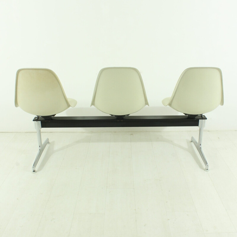 3-seater bench by Eames for Vitra - 1960s 