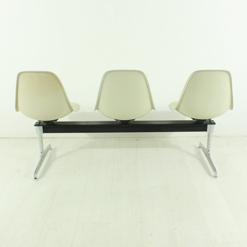 Banquette 3 places d'Eames pour Vitra - 1960