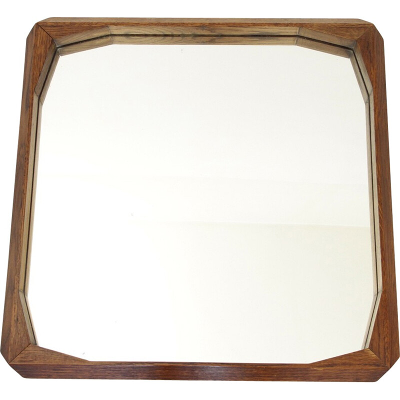 Italian mirror with teak frame - 1960s