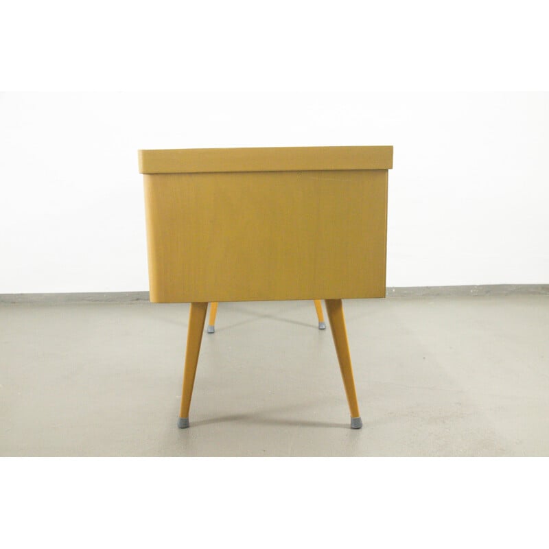 German vintage desk in wood and formica by EKA Werk - 1950s