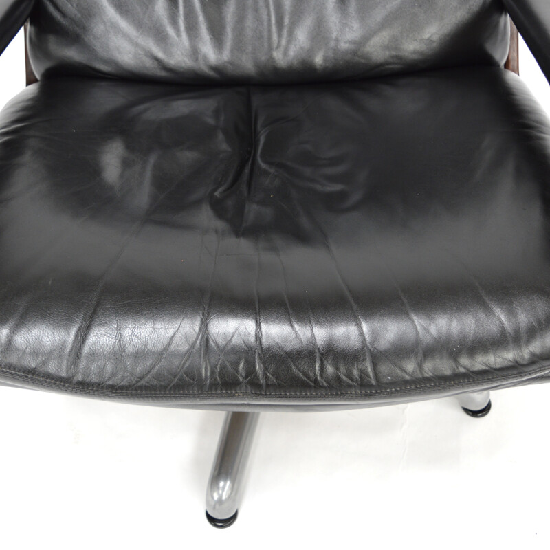 King lounge swivel chair by Andre VanDenBeuck for STRASSLE - 1960s