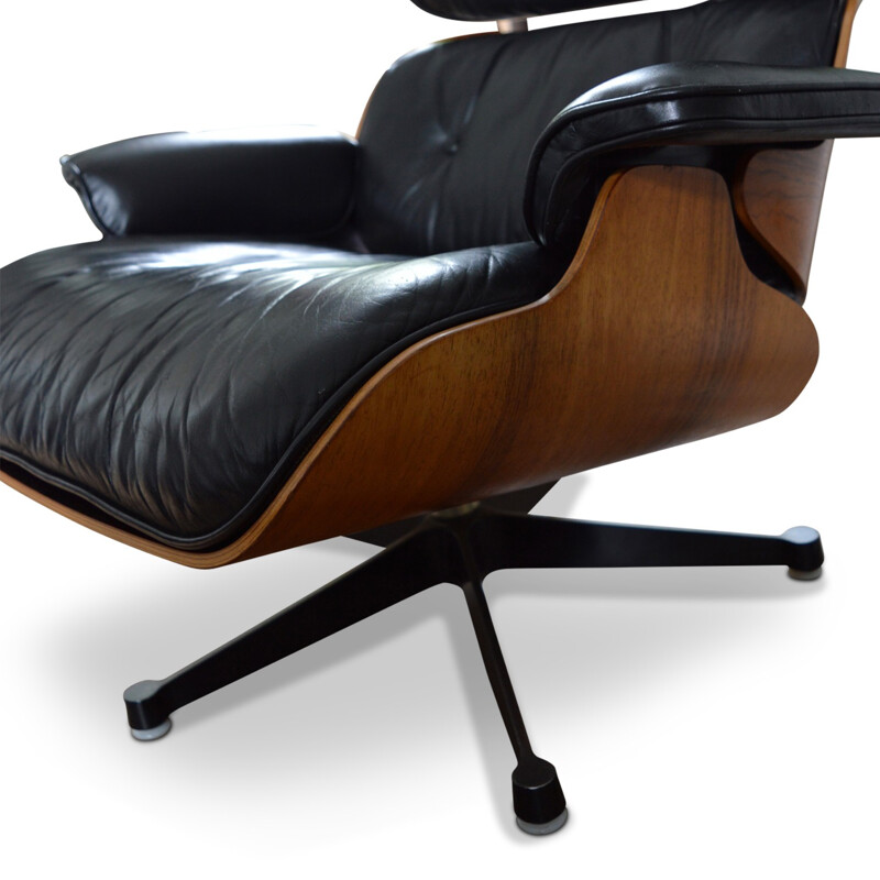 Rosewood Lounge Chair and Ottoman by Eames for Herman Miller - 1970s
