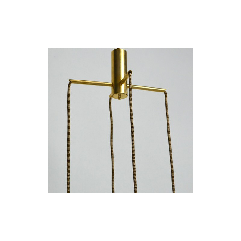 Cube Pendant Lamp by Flavio Poli for SEGUSO , Italy - 1950s