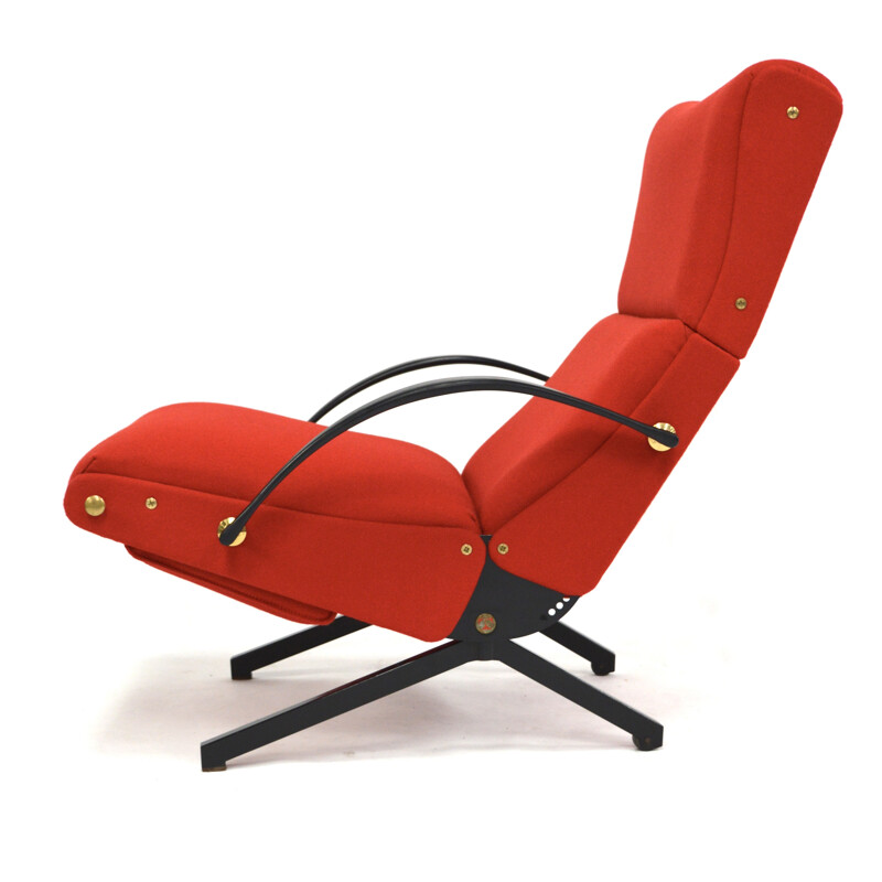 P40 Lounge Chair with New Upholstery by Osvaldo Borsani - 1950s