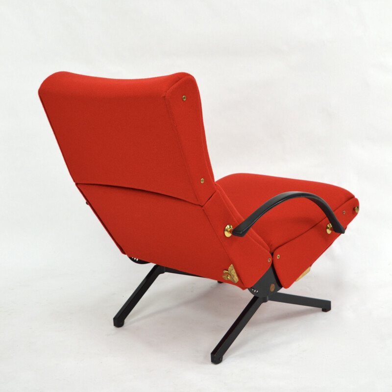 P40 Lounge Chair with New Upholstery by Osvaldo Borsani - 1950s