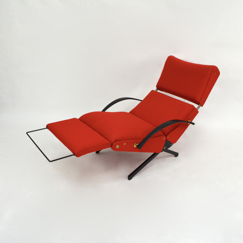 P40 Lounge Chair with New Upholstery by Osvaldo Borsani - 1950s