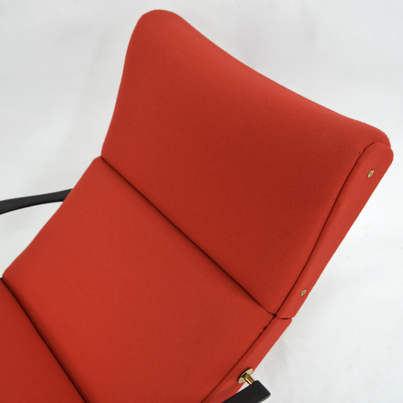 P40 Lounge Chair with New Upholstery by Osvaldo Borsani - 1950s