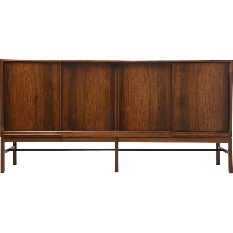 Buffet en palissandre 4 portes coulissantes par Kurt Ostervig for KP Mobler - 1950