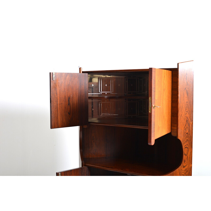 Mid-century Danish rosewood corner cabinet - 1960s