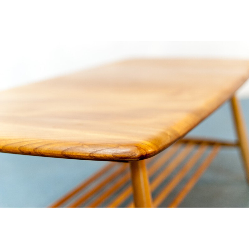 Vintage coffee table in wood by Lucian Ercolani - 1960s