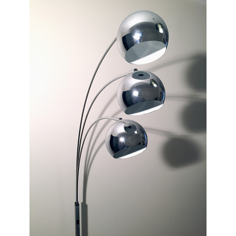 "Eyeball" arched floor lamp - 1970s