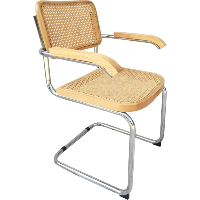 Breuer armchair and chair mod. B32 of 1970