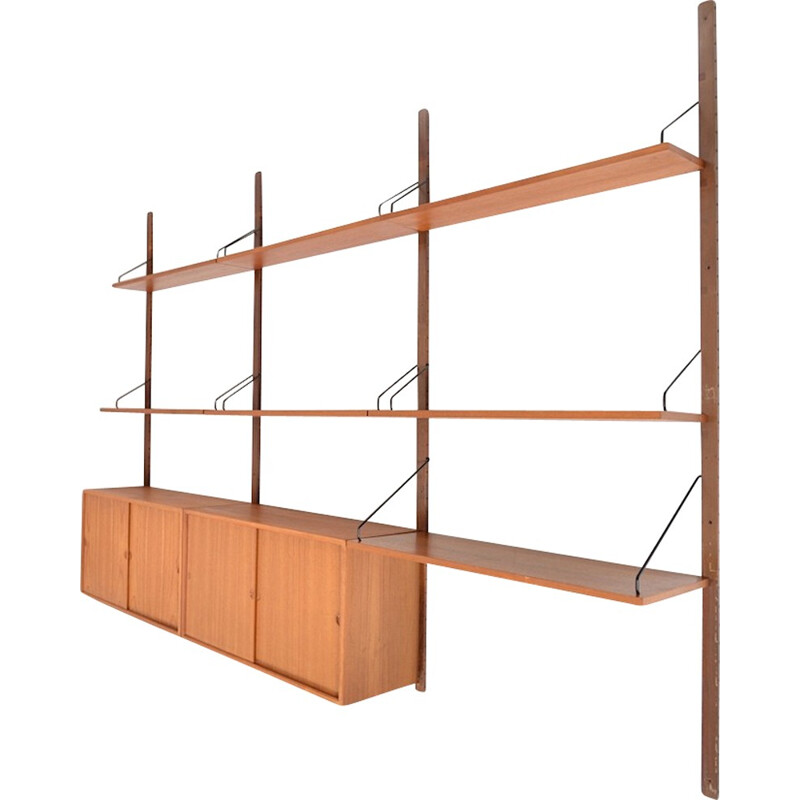 "Royal" modular storage unit in teak by Poul Cadovius for Cado - 1960s