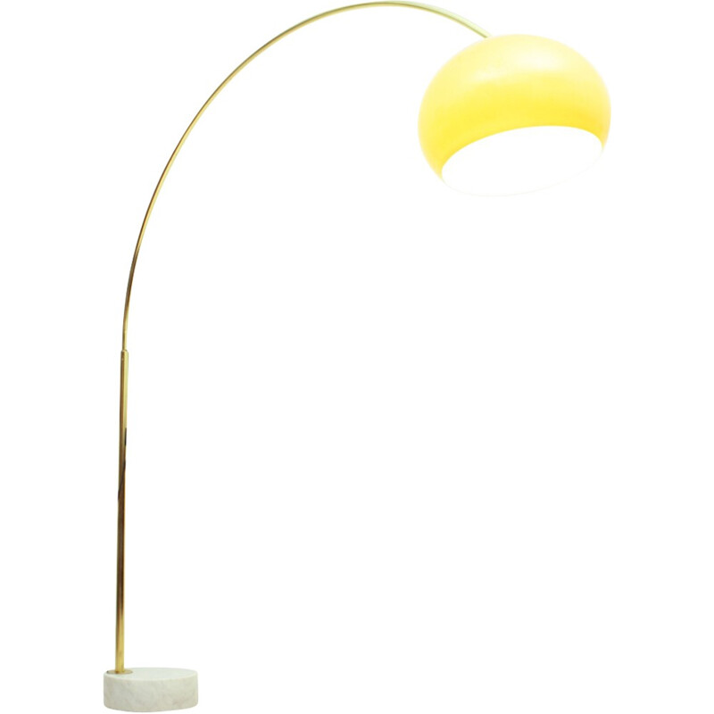 Arched floor Lamp with marble foot - 1960s