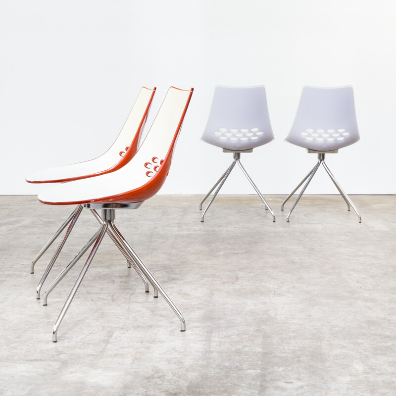 Set of 4 'Jam' chairs by Archirivolto for Calligaris - 2000s