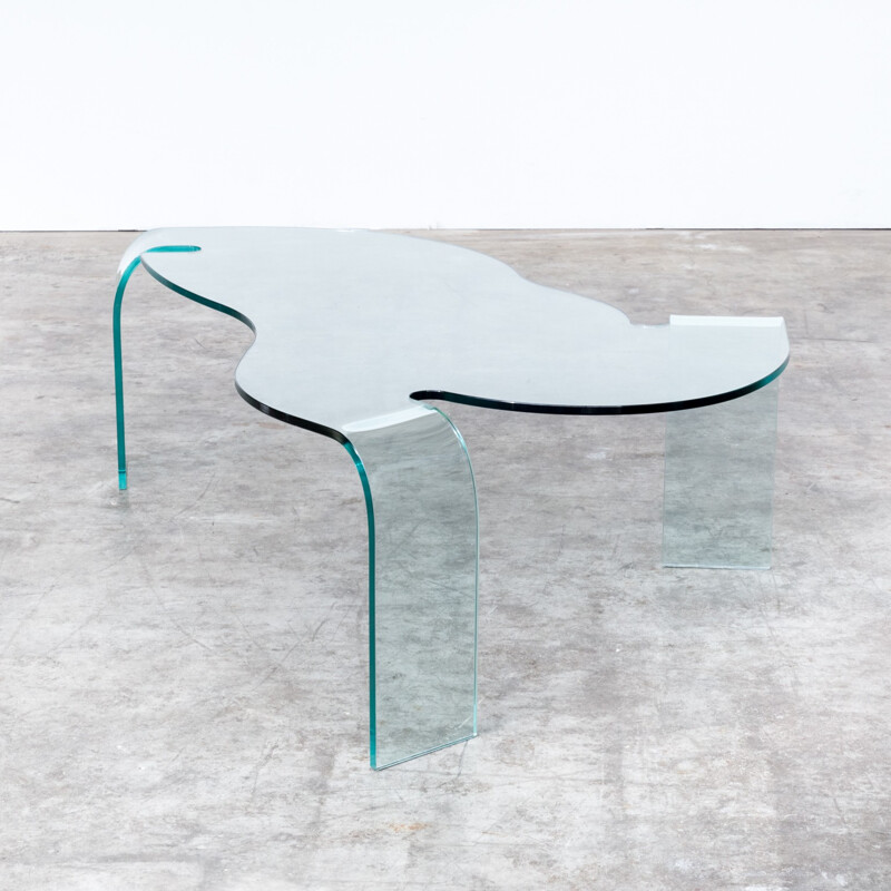 Table basse en verre de Hans von Klier pour Fiam - 1990