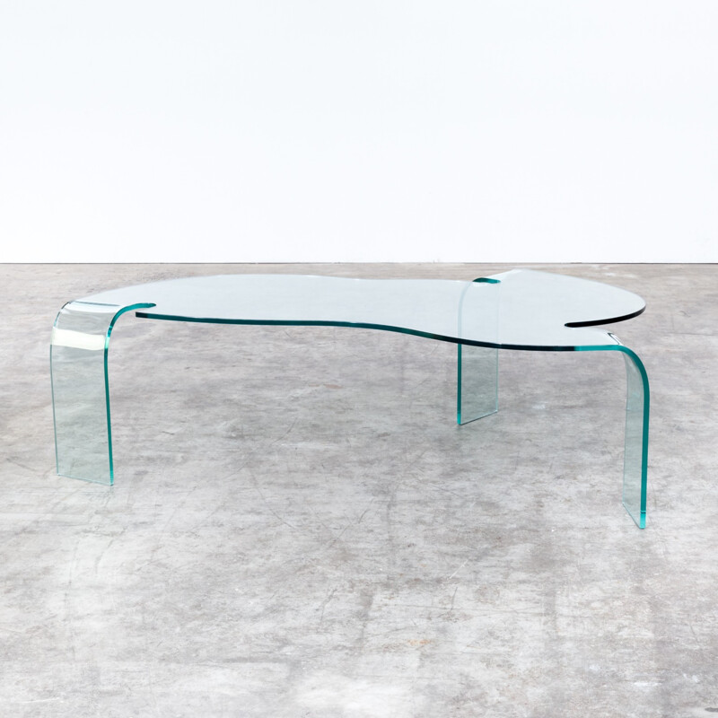 Hans von Klier glass design coffee table for Fiam - 1990s