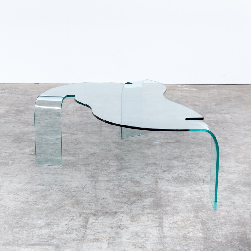 Table basse en verre de Hans von Klier pour Fiam - 1990