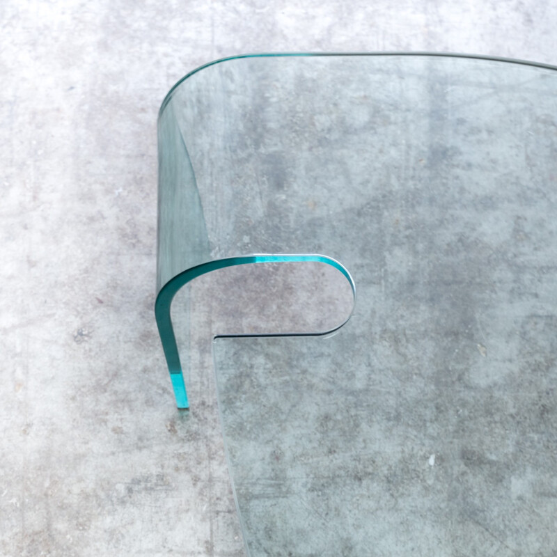 Hans von Klier glass design coffee table for Fiam - 1990s