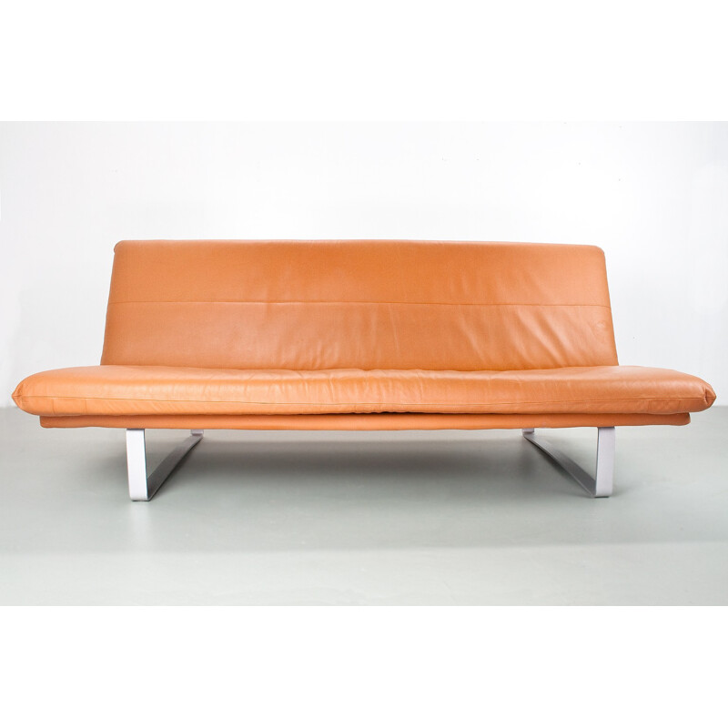 Leather sofa model C683 by Kho Liang Ie for Artifort 1960s