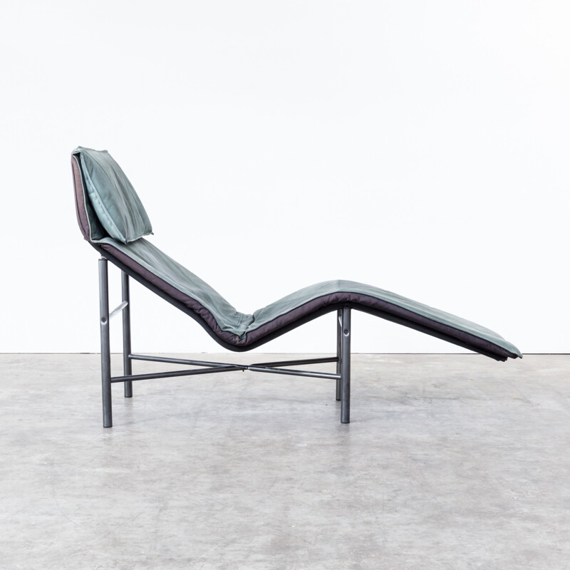 Vintage leatherette chaise longue by Tord Björklund - 