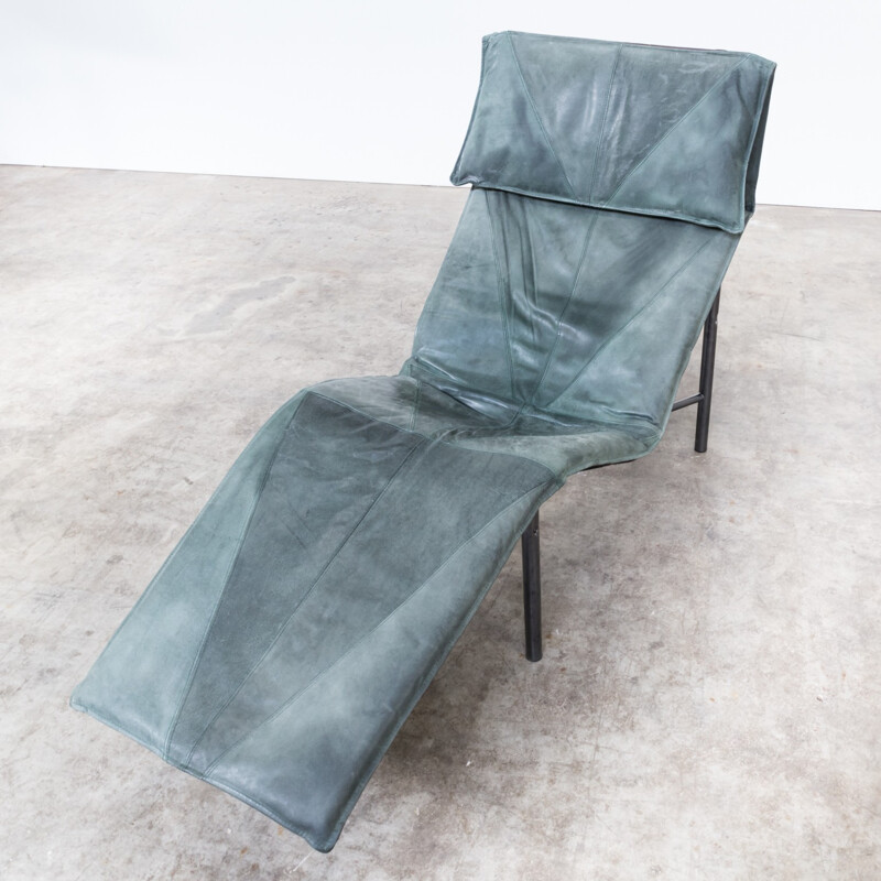 Vintage leatherette chaise longue by Tord Björklund - 