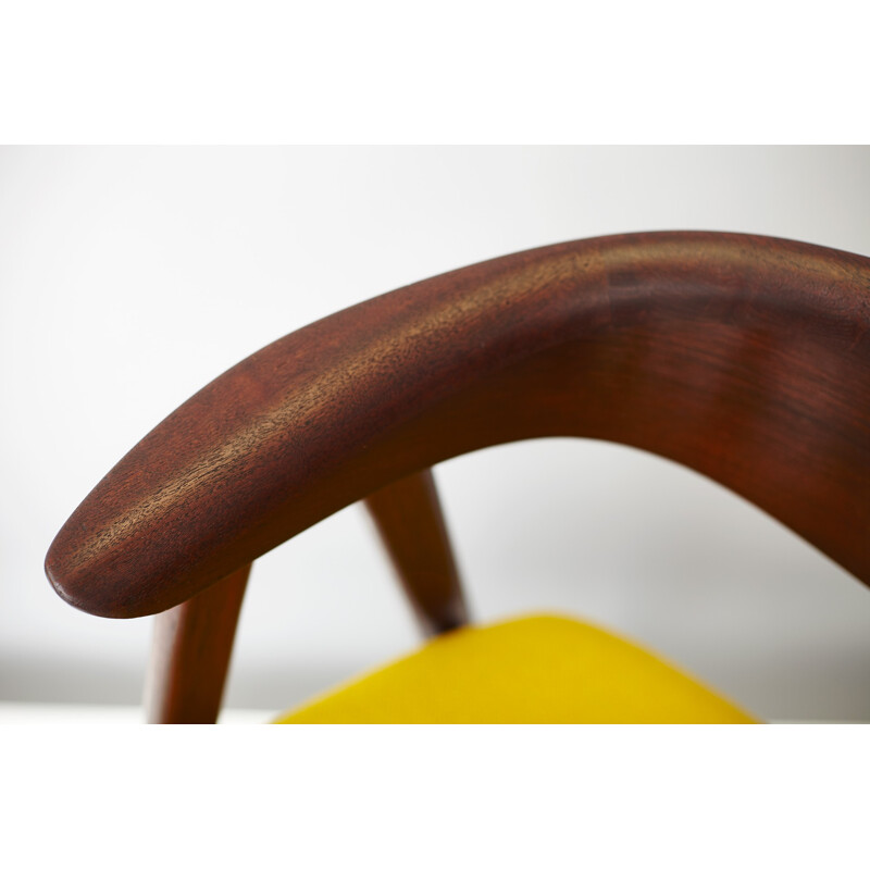 Vintage desk chair by Erik Kirkegaard for Hong Stolefabrik - 1950s