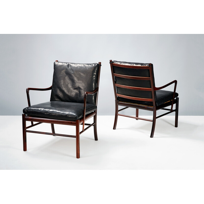 Paire de fauteuils coloniaux PJ-149 , Ole Wanscher - 1949