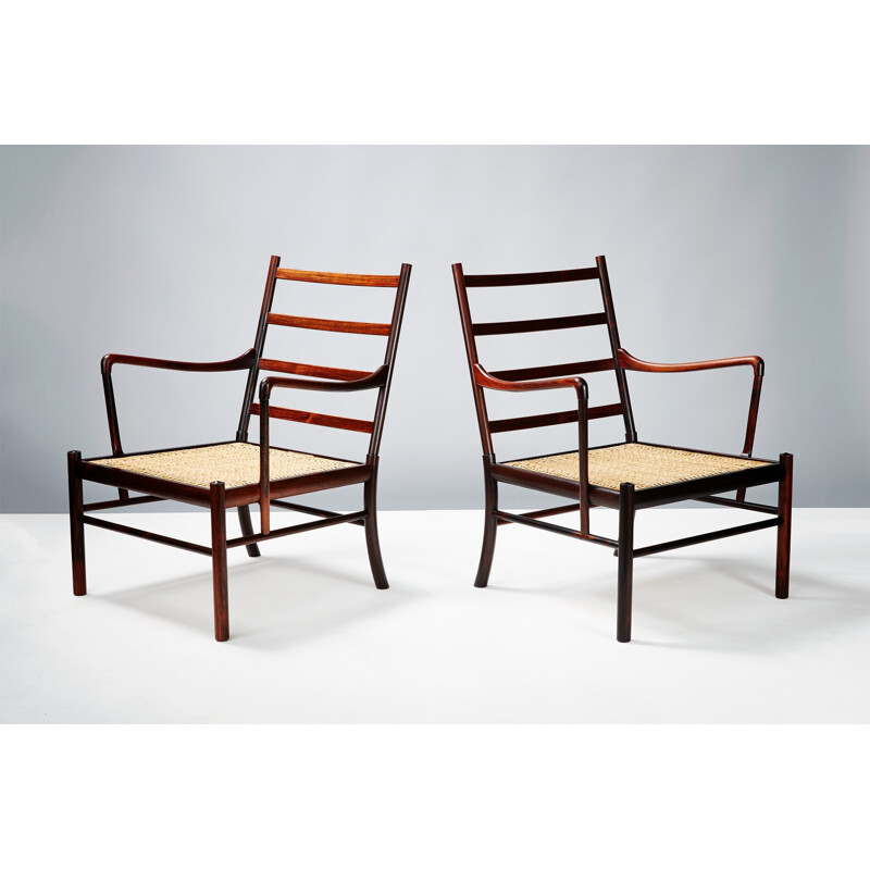 Pair of Ole Wanscher PJ-149 Colonial Chairs - 1949