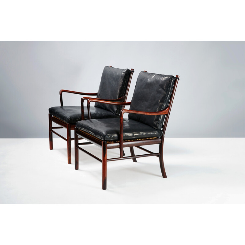 Pair of Ole Wanscher PJ-149 Colonial Chairs - 1949