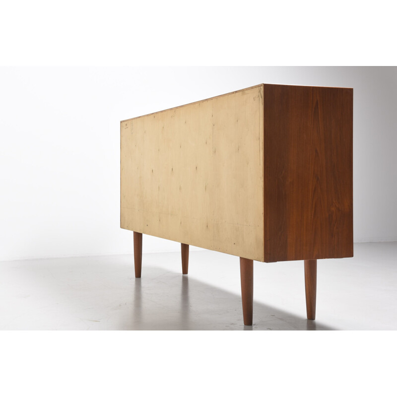 Danish teak 4 drawers sideboard, Denmark - 1960s