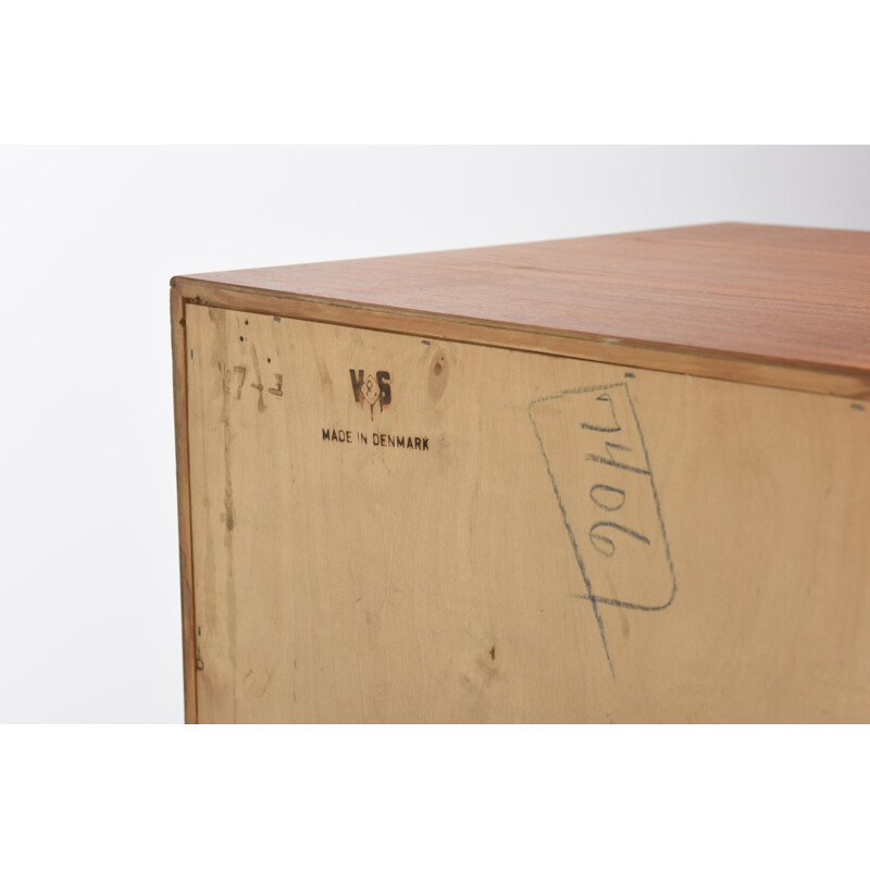 Danish teak 4 drawers sideboard, Denmark - 1960s
