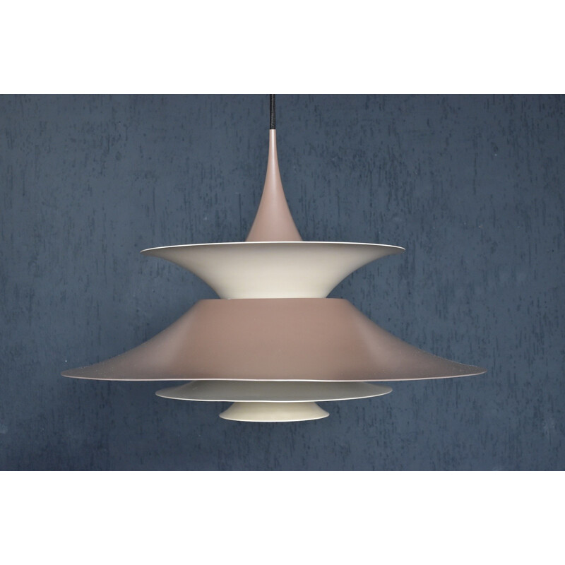 White pendant lamp by Erik Balslev for Fog & Mørup - 1960s