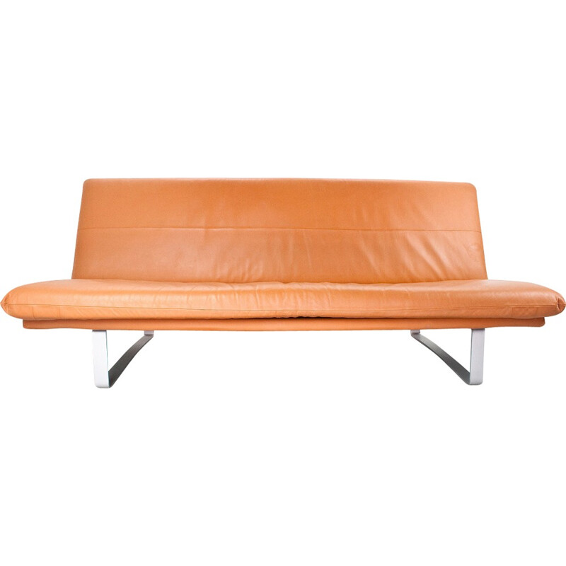Leather sofa model C683 by Kho Liang Ie for Artifort 1960s