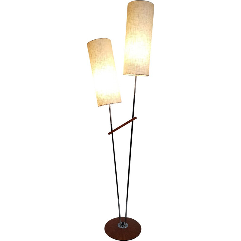 Vintage two-armed floor lamp - 1960s