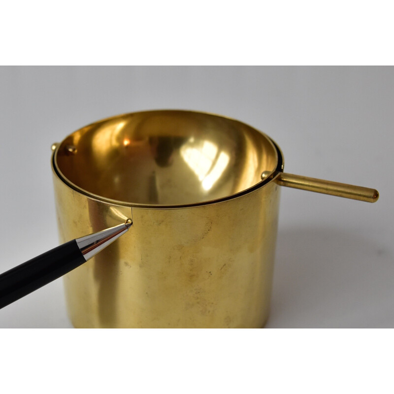 Brass ashtray by Arne Jacobsen for Stelton - 1960s