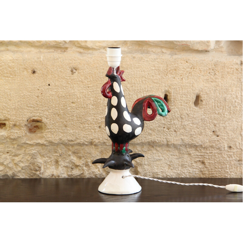 Lamp rooster, Roger CAPRON - 1950s
