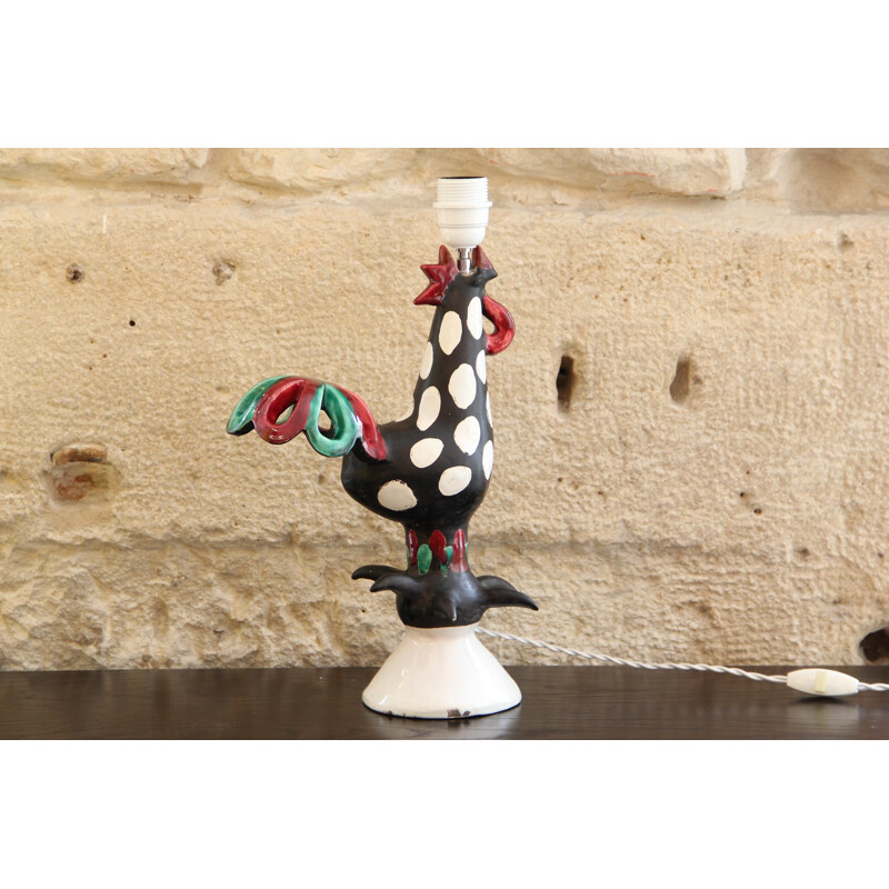 Lamp rooster, Roger CAPRON - 1950s