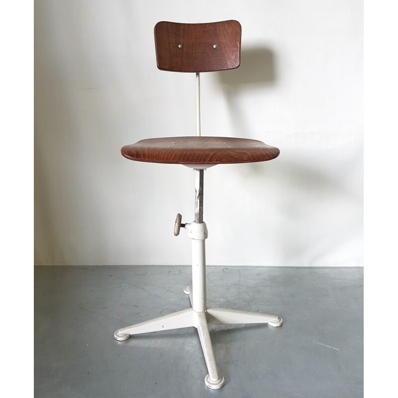 Vintage stool by Friso Kramer for  Ahrend de Cirkel - 1970s