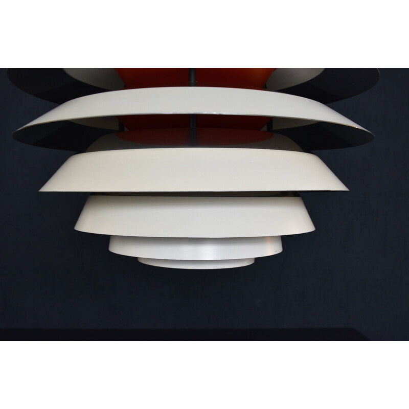 White "PH Contrast" hanging lamp by Poul Henningsen for Louis Poulsen - 1950s