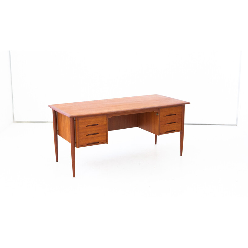 Vintage Danish Teak Desk - 1950s