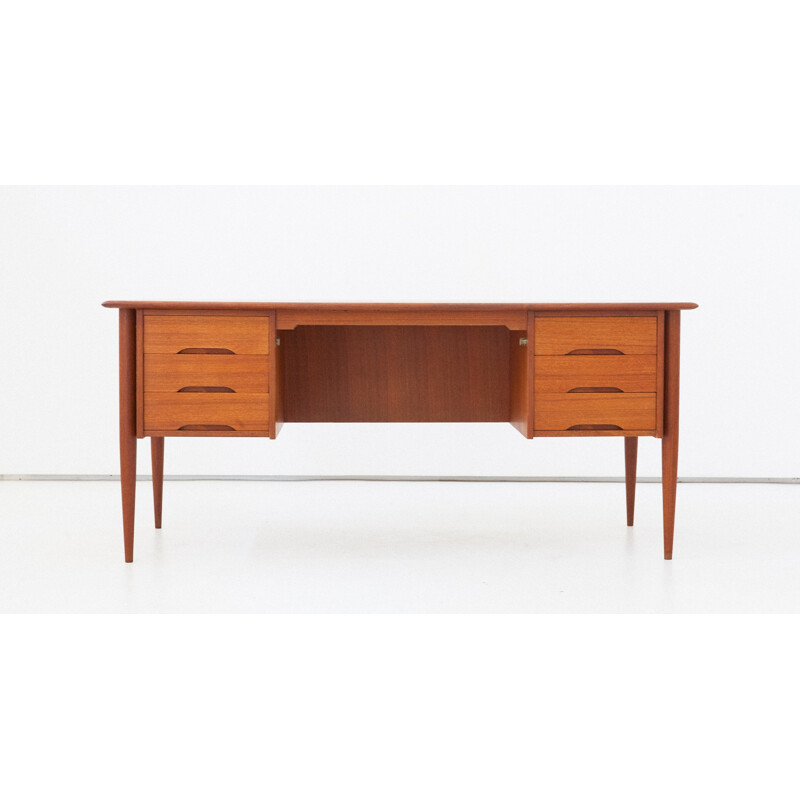 Vintage Danish Teak Desk - 1950s