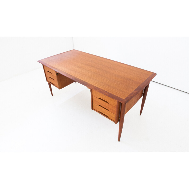 Vintage Danish Teak Desk - 1950s