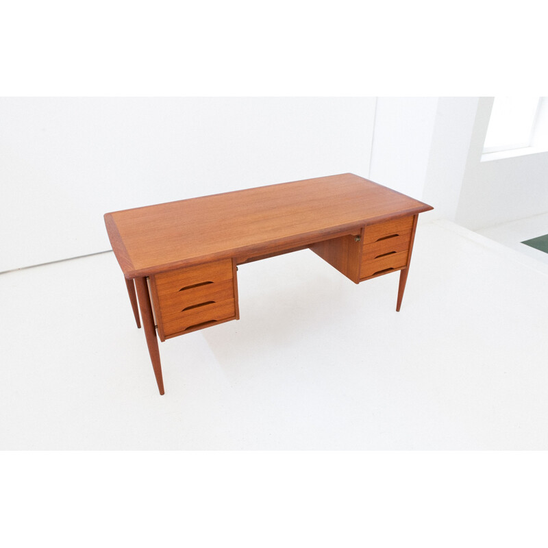 Vintage Danish Teak Desk - 1950s