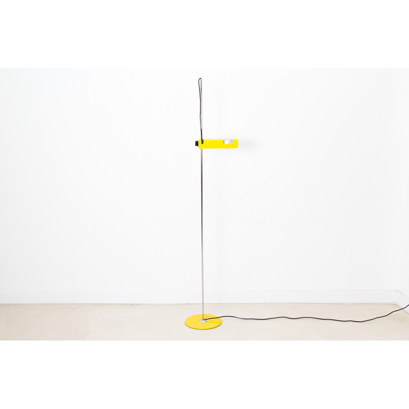 Yellow "Spider" floor lamp, Joe COLOMBO - 1960s