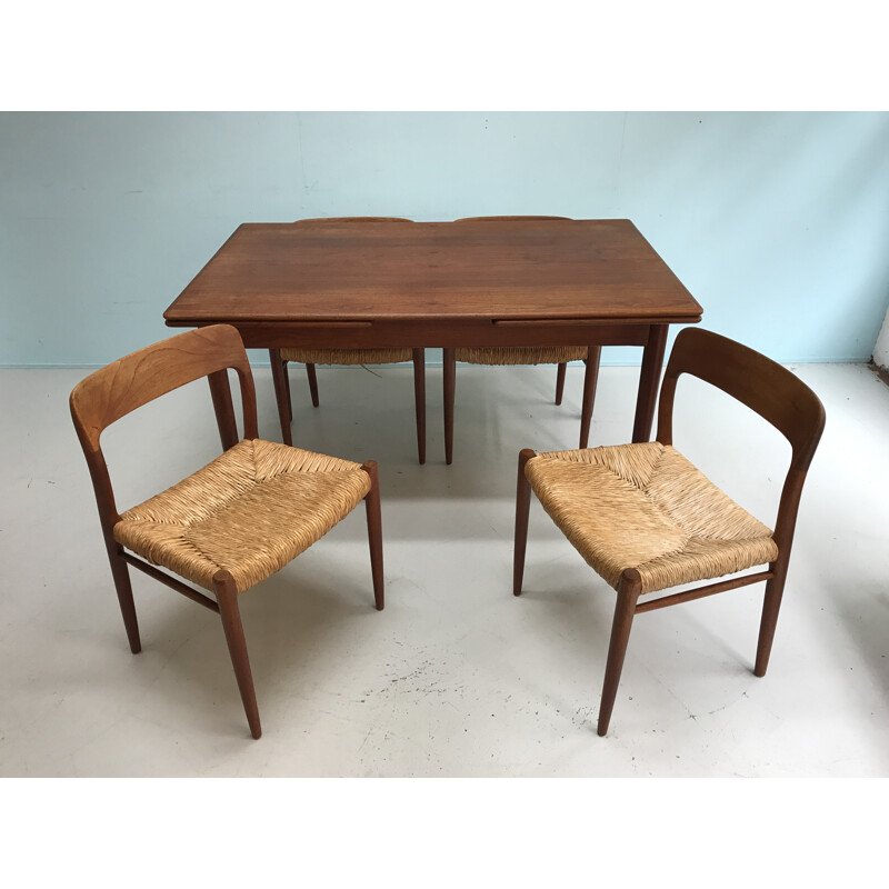 Dining set by N.O.Moller - 1960