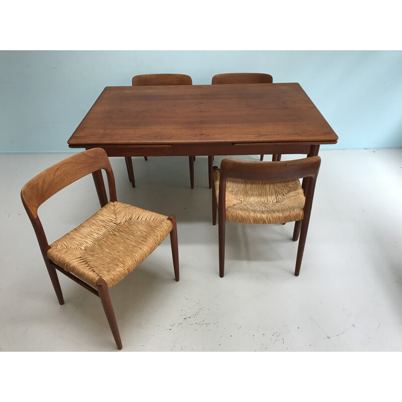 Dining set by N.O.Moller - 1960